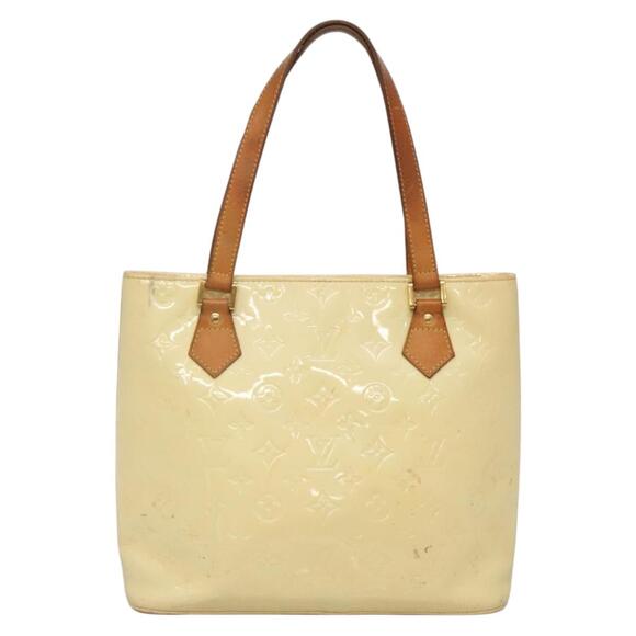 LOUIS VUITTON Monogram Vernis Houston Hand Bag Perle M91342 - Picture 2 of 16